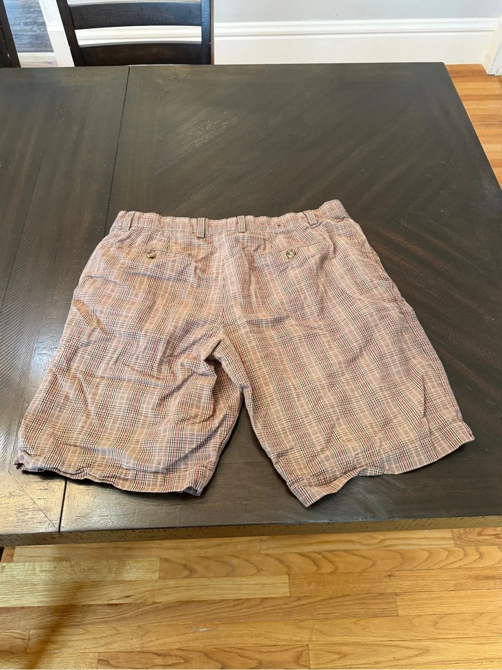🧭 Preppy & Classic! Banana Republic Plaid Summer Chino Shorts